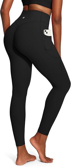 IUGA Butt Lifting Leggings for Women Tummy Control Workout Legging with Pockets No Front Seam Com... | Amazon (US)