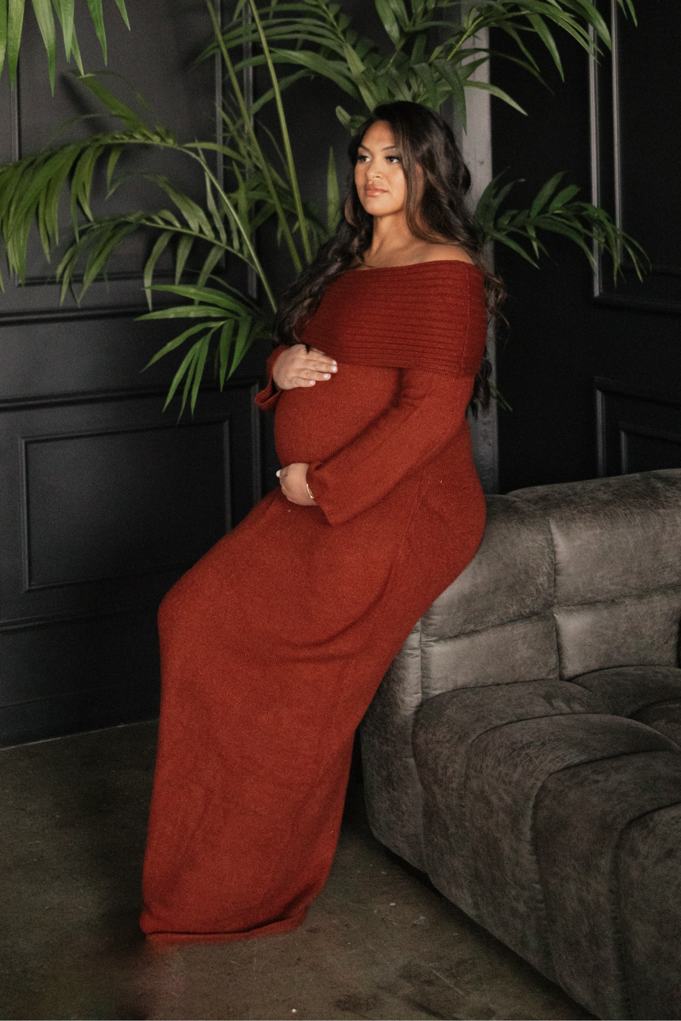 Off shoulder maxi dress 🧡🤰🏽

#LTKMidsize #LTKSaleAlert #LTKFindsUnder50