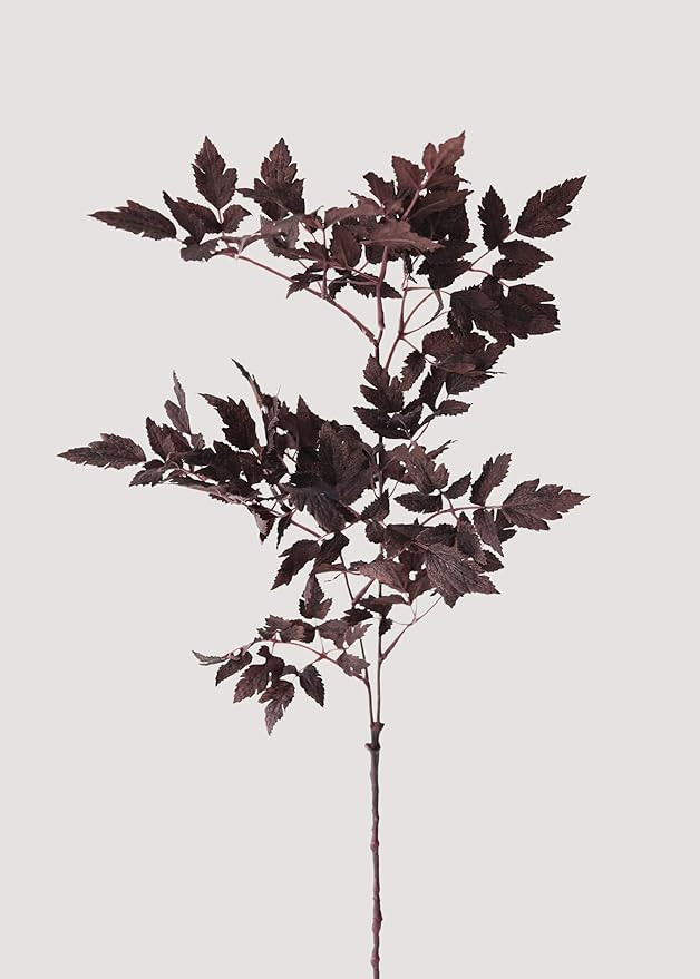 Afloral Plum Fake Cimicifuga Ramosa Leaves - 31" | Amazon (US)