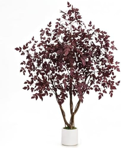 Caxchiling Artificial Fall Cimicifuga Tree 5FT, Indoor Outdoor Faux Tree | Amazon (US)