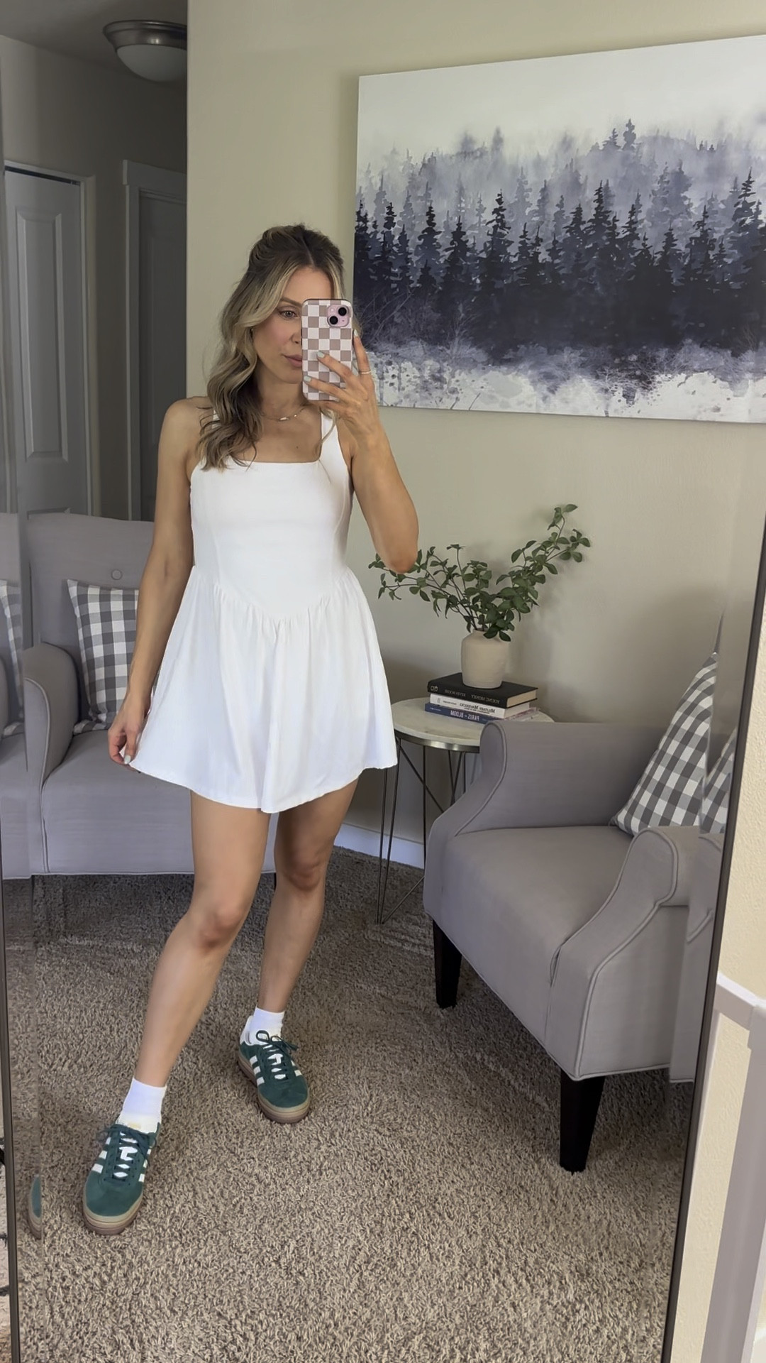 I love how this fits and it’s so flattering! Comes with built in shorts and a built in bra. I’m in a size small and comes in lots of other colors! 

#LTKStyleTip #LTKFitness #LTKActive
