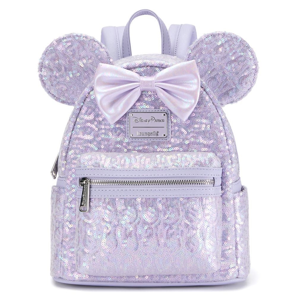 Minnie Mouse Sequined Loungefly Mini Backpack – Opalescent | Disney Store