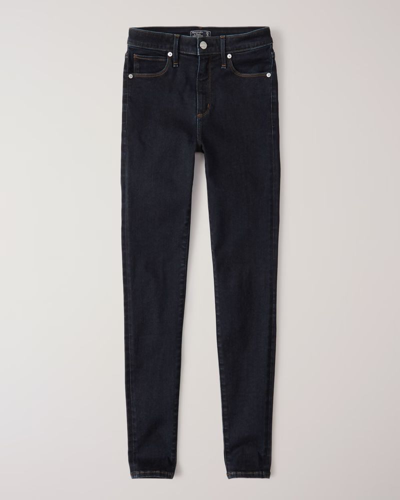 High Rise Super Skinny Jeans | Abercrombie & Fitch (US)