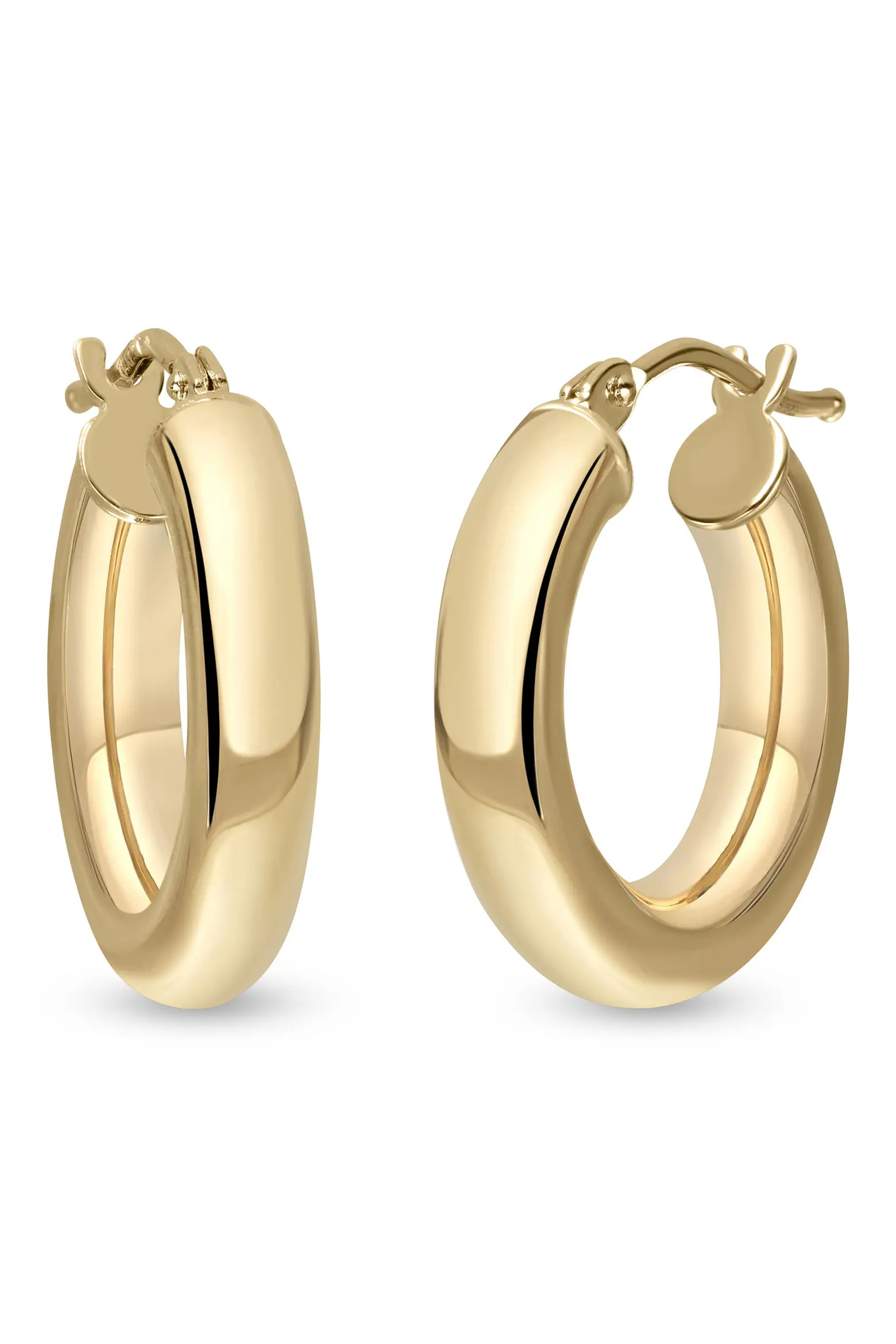 14K Gold Essentials Smooth Hoop Earrings (Online Trunk Show) (Women) | Nordstrom | Nordstrom