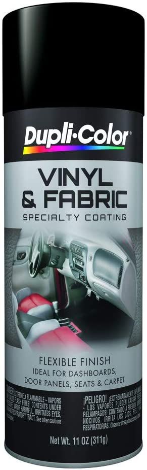 Dupli-Color HVP106 Vinyl and Fabric Coating Spray Paint - Flat Black - 11 oz Aerosol Can | Amazon (US)