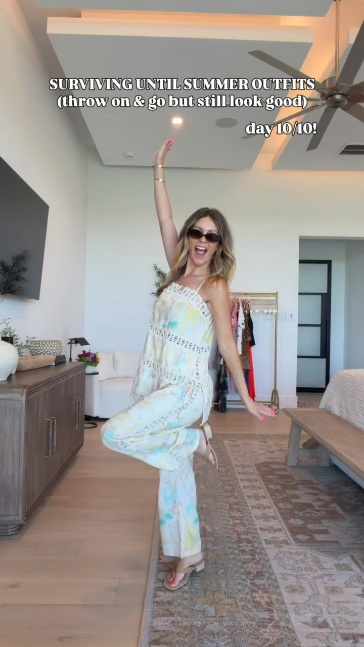 YAY!!! We’ve made it! We just have 2 half days left & then it’s SUMMER!! Day 10/10 of Maycember no-brainer outfits… The one that takes up no brain capacity to create, you just throw it on and go but still look ultimately put together 🖤

Amazon two piece set size small
Amazon sunglasses
Target Sandals 

🔍: Amazon finds, Amazon fashion, Amazon creator, two piece set, summer outfit, graduation guest outfit, vacation beach outfit, petite style, affordable fashion, budget friendly moms over 40 style, Texas content creator

#LTKOver40 #LTKPetite #LTKootd