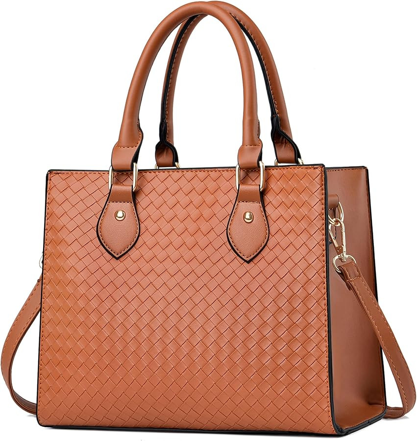 Crossbody Purses and Handbags for Women PU Leather Tote Top Handle Satchel Shoulder Bags | Amazon (US)