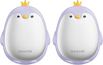 Gaiatop Magnetic Hand Warmers Rechargeable 2 Pack, 3 Settings Cute Pocket Penguin, Fast Hot Hands... | Amazon (US)