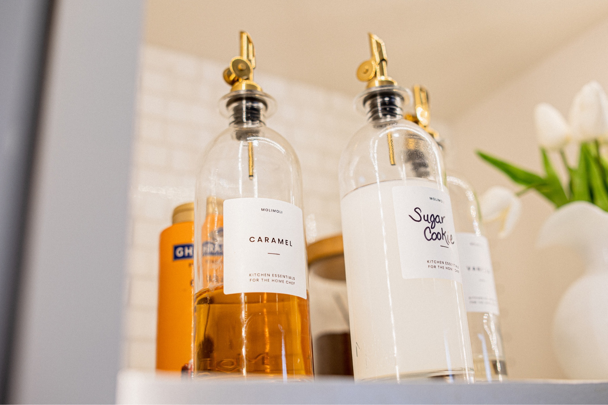 These glass bottles are GREAT and pretty way to store my syrups in my coffee bar.😍It comes with a pack of labels, so you can choose from a variety of syrups or even olive oils!🙌🏻I’ve also included a couple links to a few other items inside my coffee nook.😘

#LTKhome