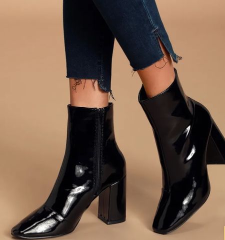 Black heeled boots on sale 

#LTKsalealert #LTKshoecrush #LTKunder100