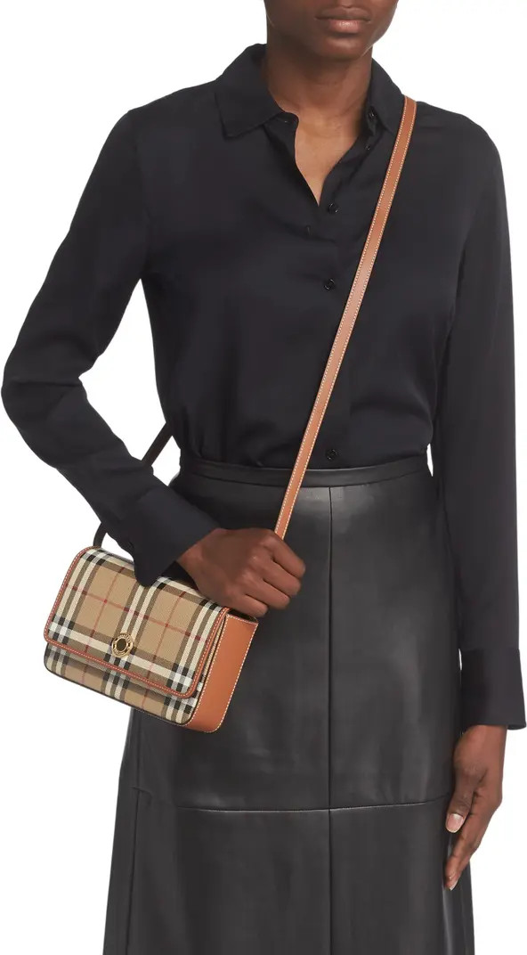 Burberry Hampshire Check Crossbody Bag | Nordstrom | Nordstrom