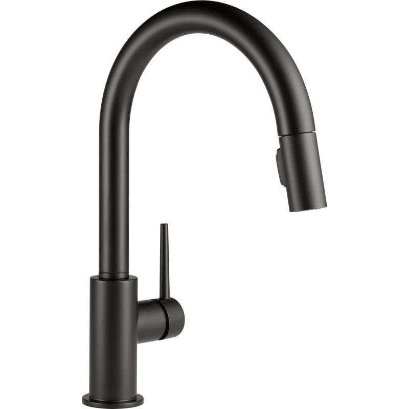 Trinsic Pull Down Sprayer Kitchen Sink Faucet, Single Handle Kitchen Faucet | Wayfair North America