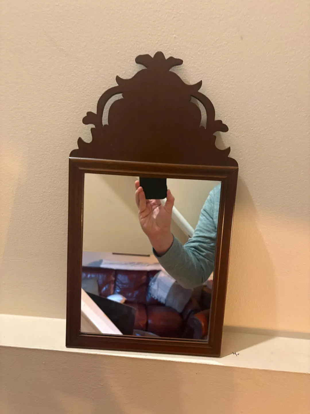 Vintage Virginia Craftsmen Colonial Style Wood Mirror, Traditional Entryway Decor | Etsy (Global)
