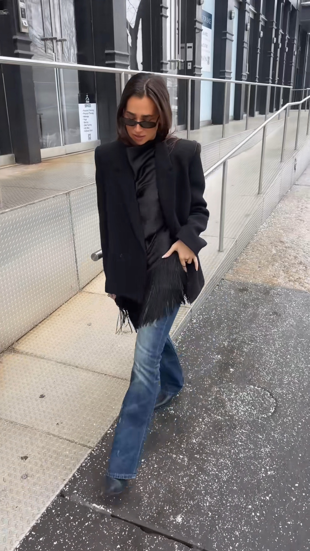 Outfit of the day 🖤 Another fringe piece

#LTKootd