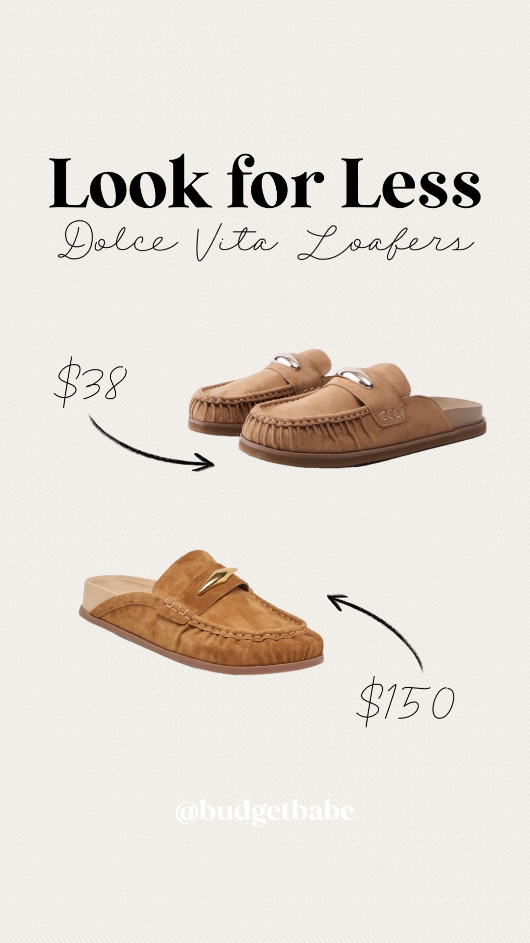 Look for less Dolce Vita loafers at Walmart, several colors to choose from! #lookforless