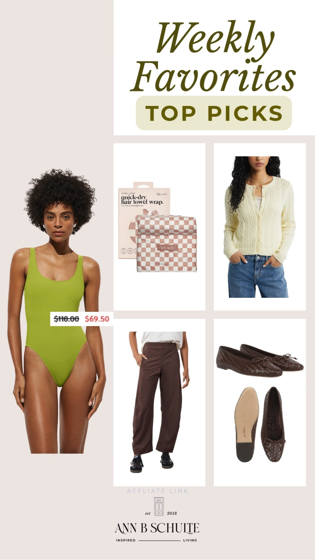 Weekend roundup vibes! Our latest weekly faves are serving effortless style, cozy fashion, spring trends, chic outfits, everyday looks, neutral tones, minimal style, wardrobe inspo, outfit ideas, and timeless staples 🌸✨💛 
#LTKFinds #StyleInspo #OOTDIdeas #FashionEdit #LTKStyle #TrendingNow #LifestyleGoals #WeeklyFaves

 

#LTKSwim #LTKootd #LTKSaleAlert