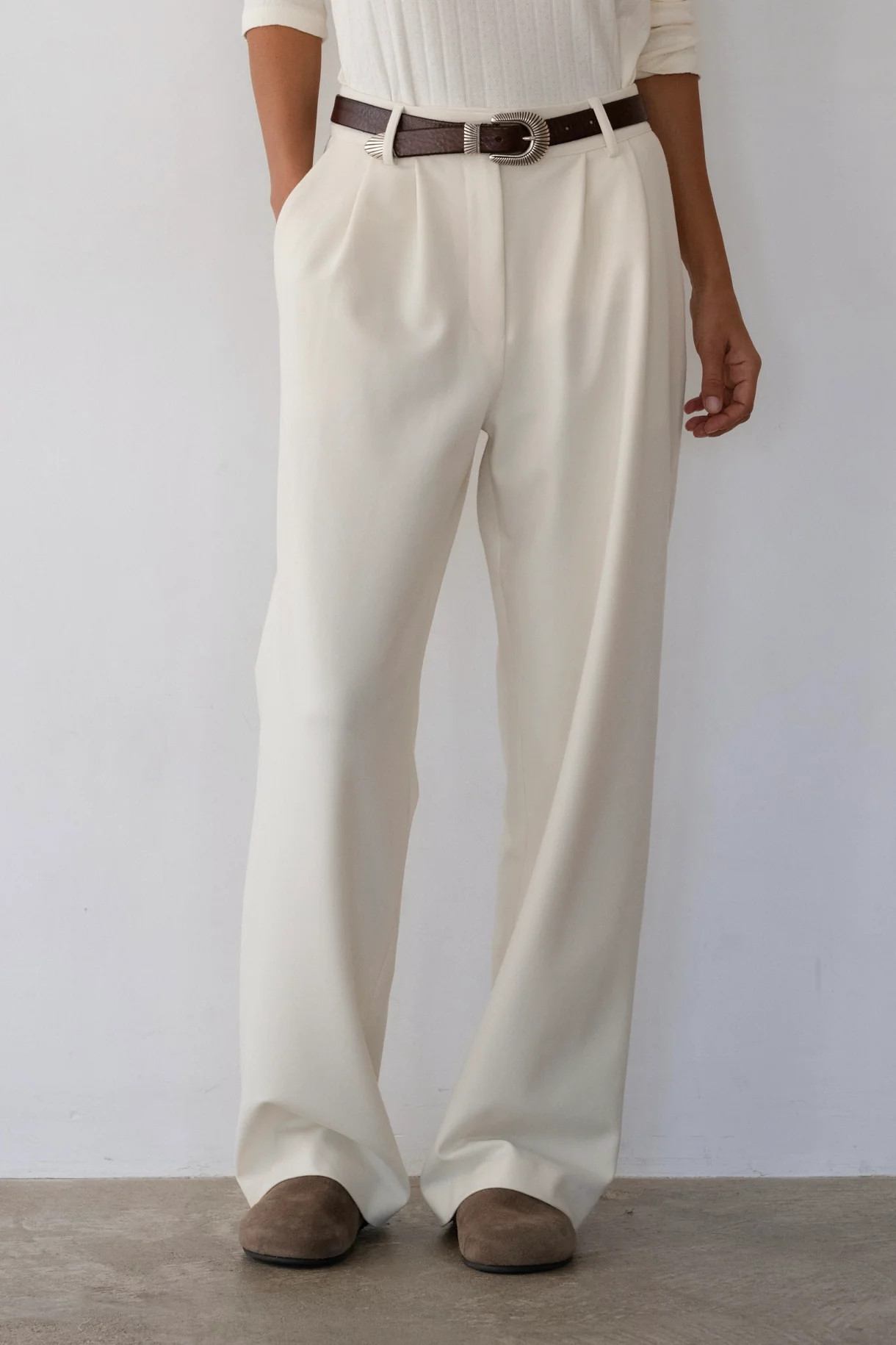 The Flannel Pleated Trouser | DONNI.
