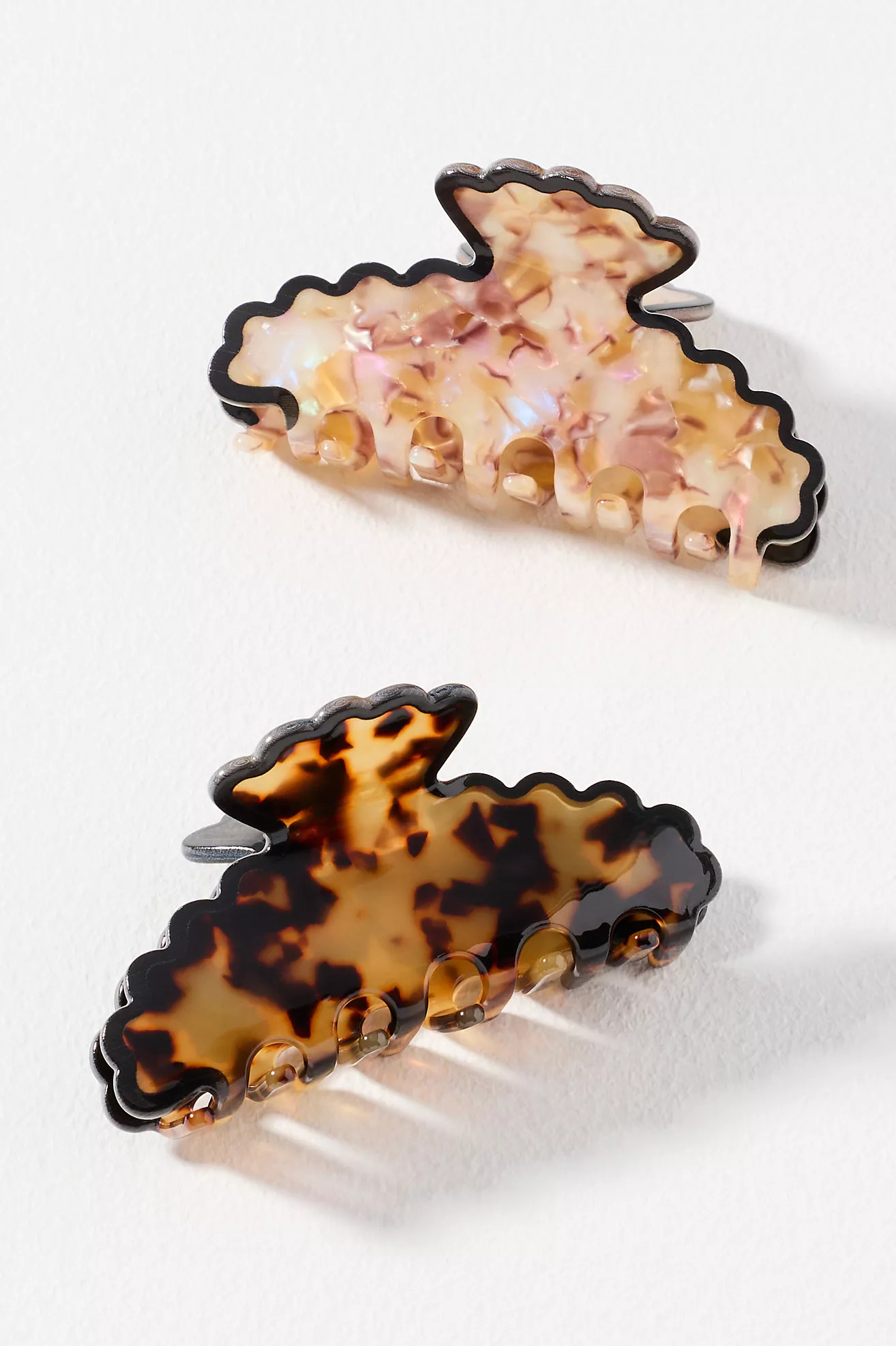 Textured Scalloped Claw Clip | Anthropologie (US)