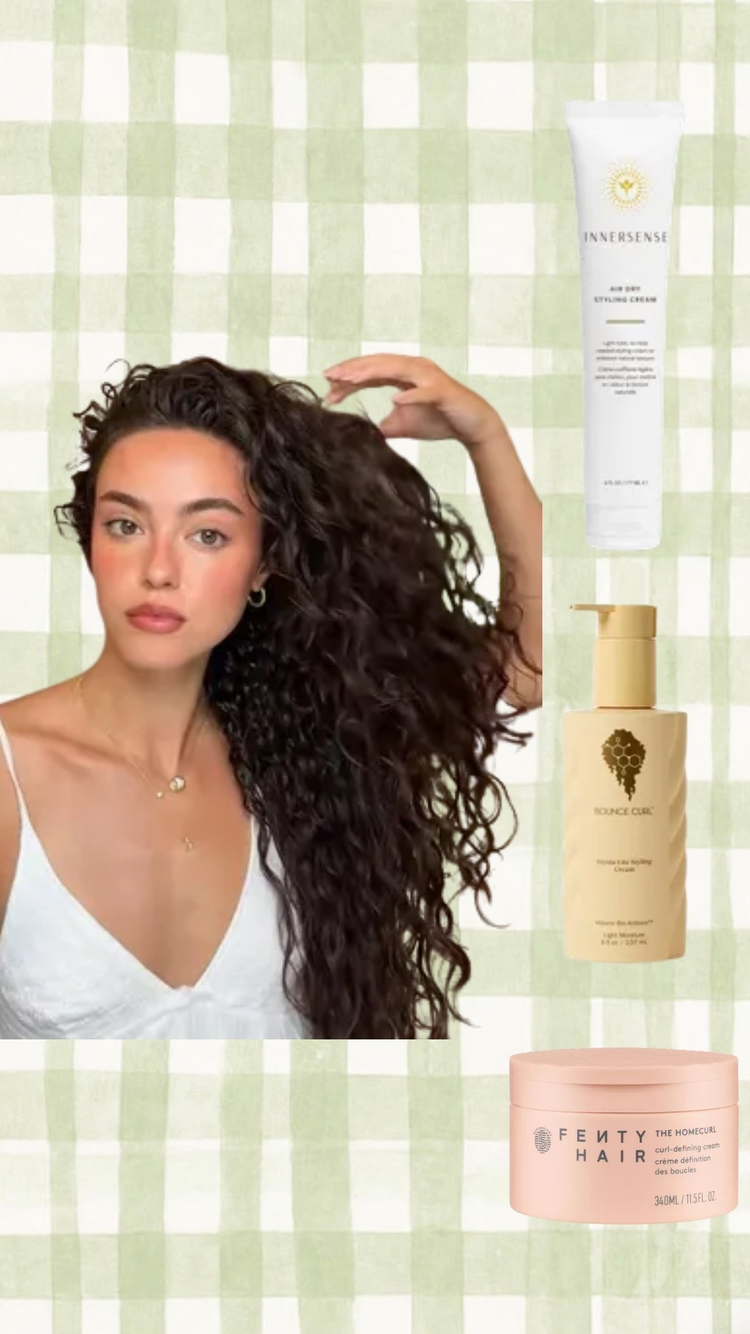 My favorite air dry and curly cream products!