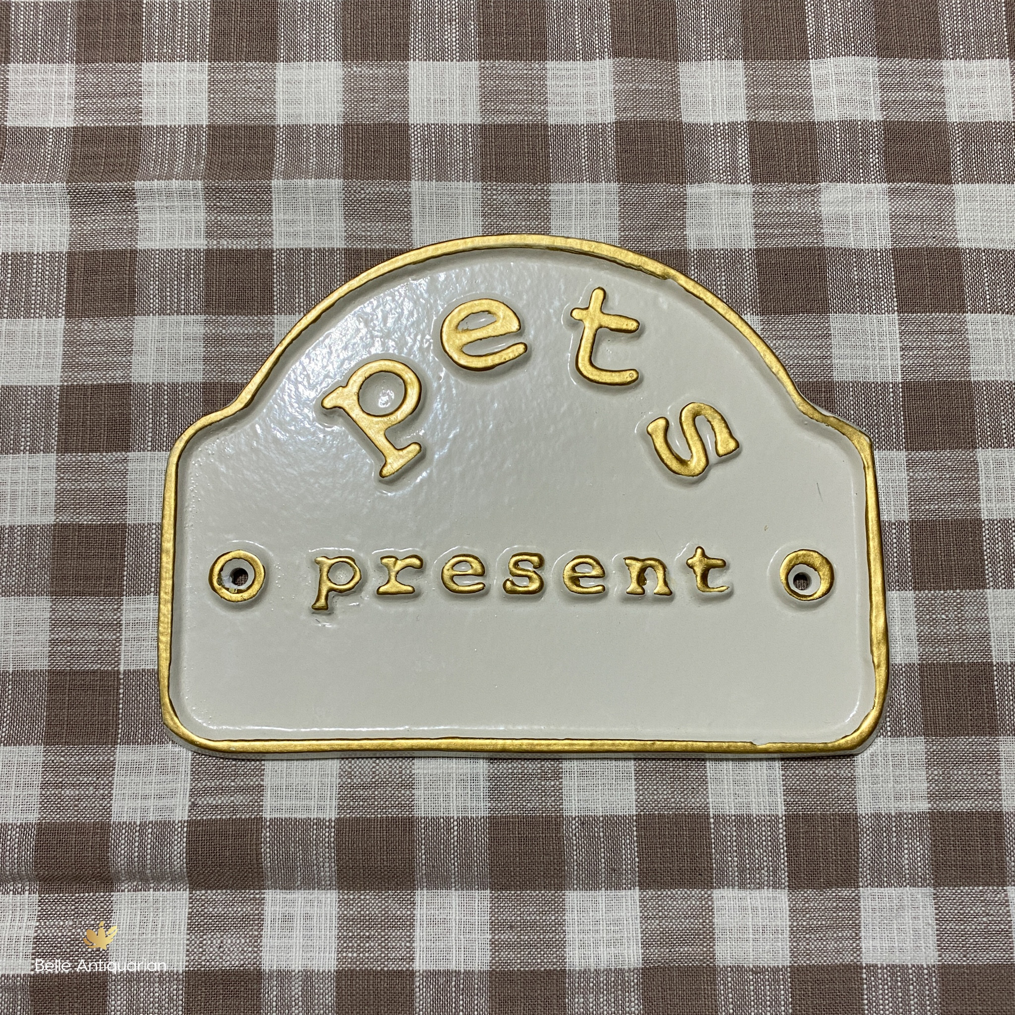 Just a classier way of saying Beware of Dog…pets present
🐾

#LTKhome #LTKFind #LTKfamily