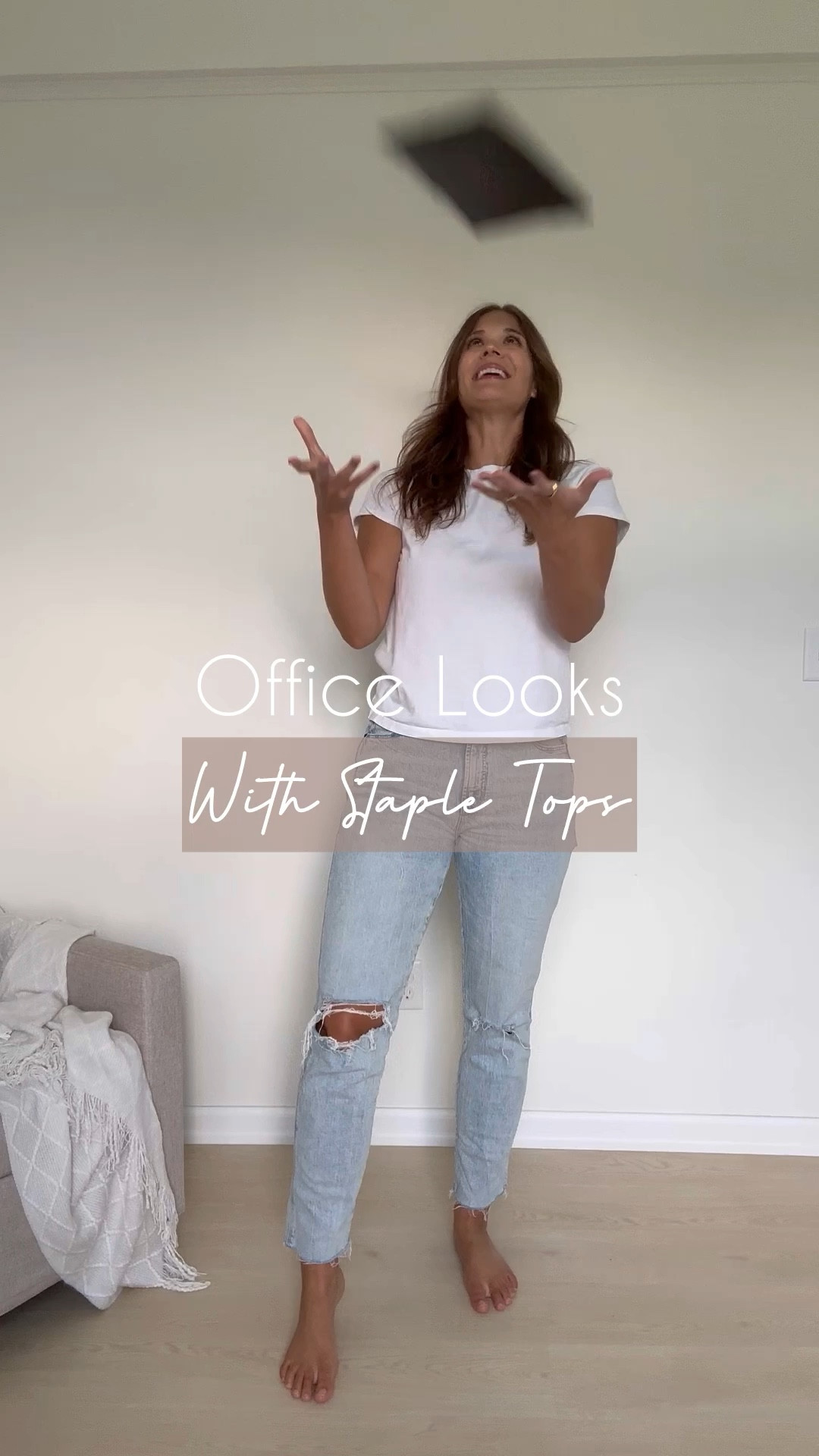 Office outfits / business casual / amazon outfits / Long sleeve double lined crewneck tops / plaid cardigan / corduroy skirt / felt tan vest / floral midi skirt / tan cropped denim jacket / long length trouser pants / brown booties / kitten heels / black booties / white blazer

#LTKVideo #LTKWorkwear #LTKSeasonal