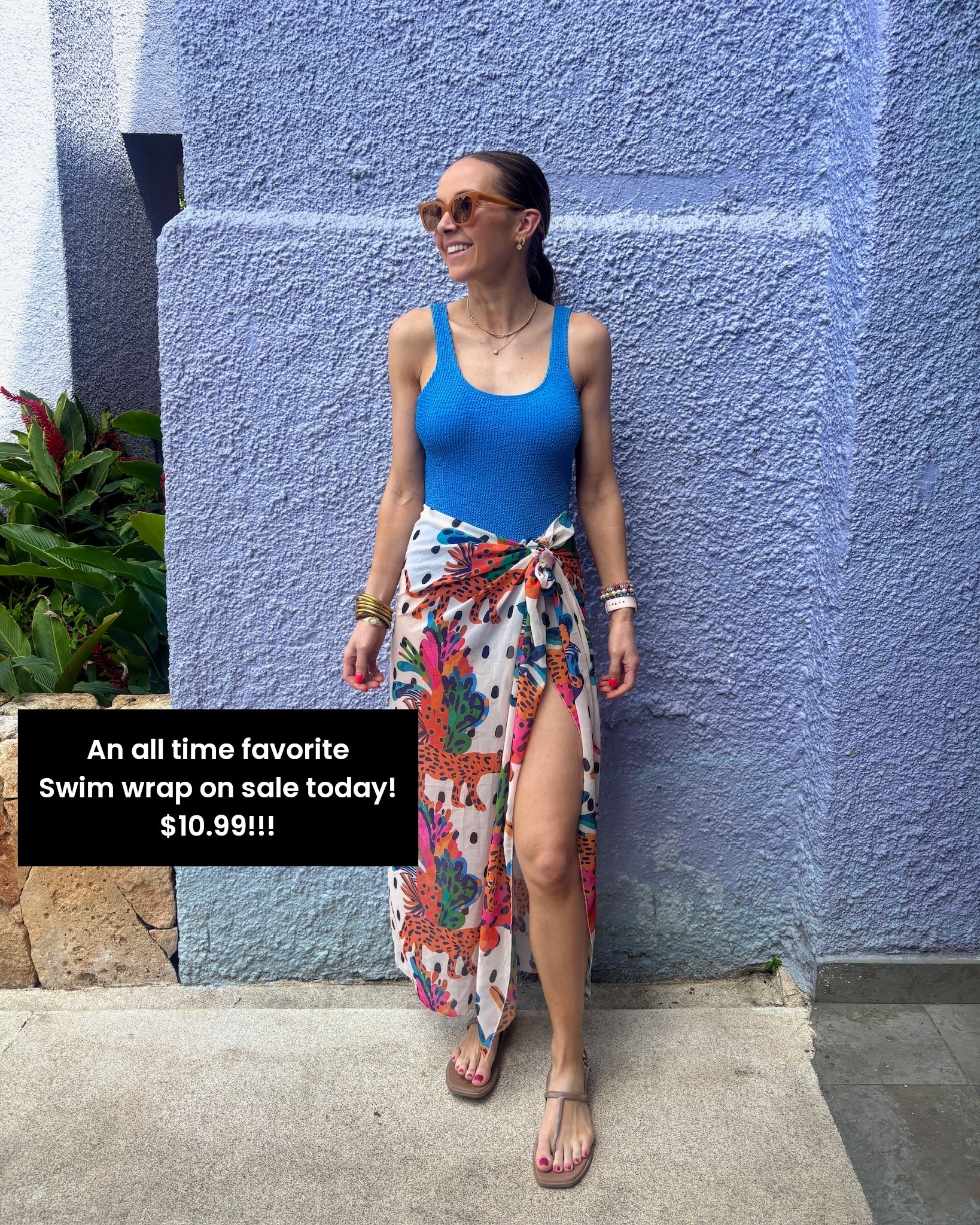 An all time favorite swim wrap on sale today for $10.99!!

#LTKSeasonal #LTKSaleAlert
