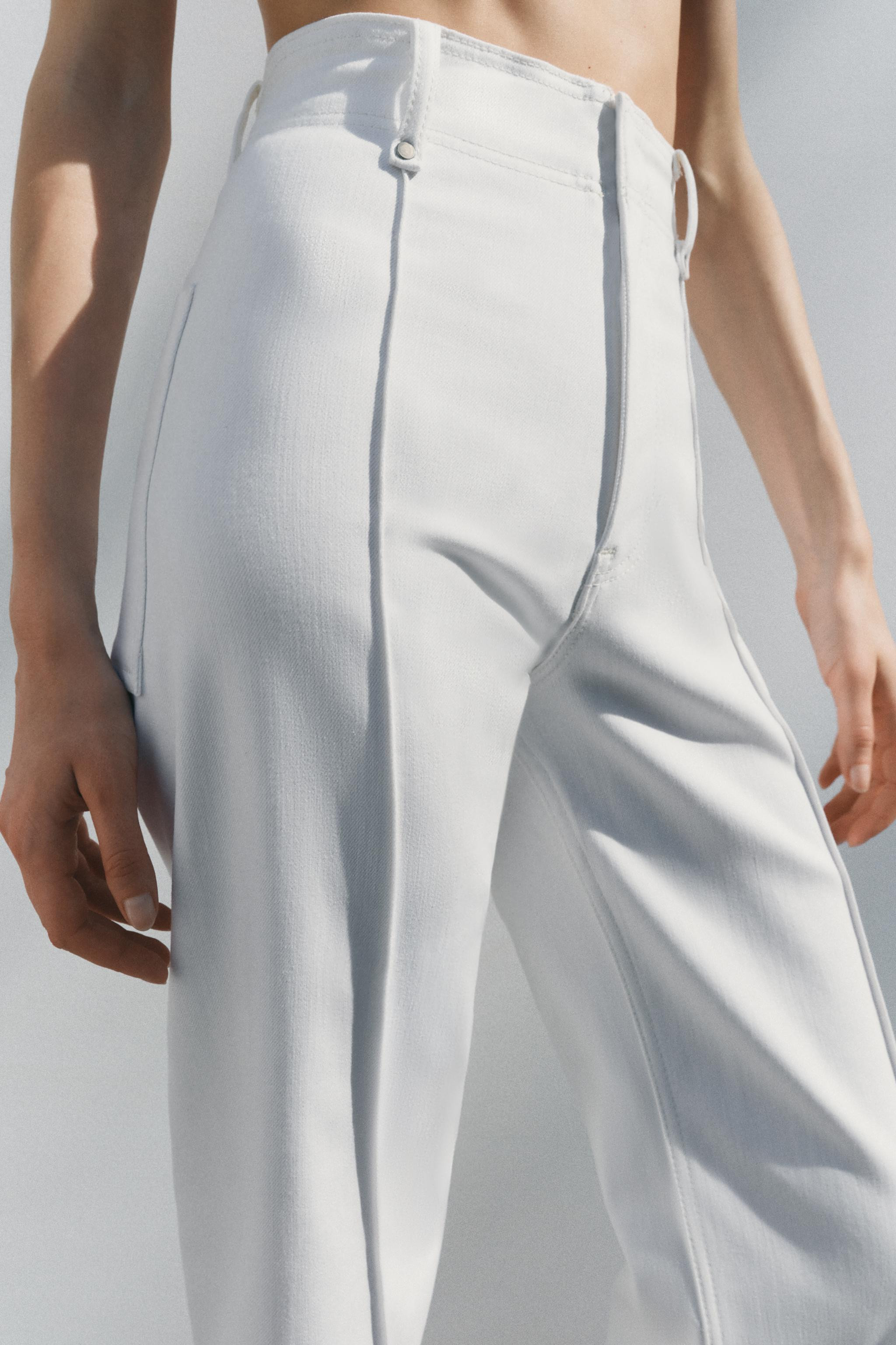 ZW COLLECTION HIGH WAIST WIDE LEG JEANS | Zara US