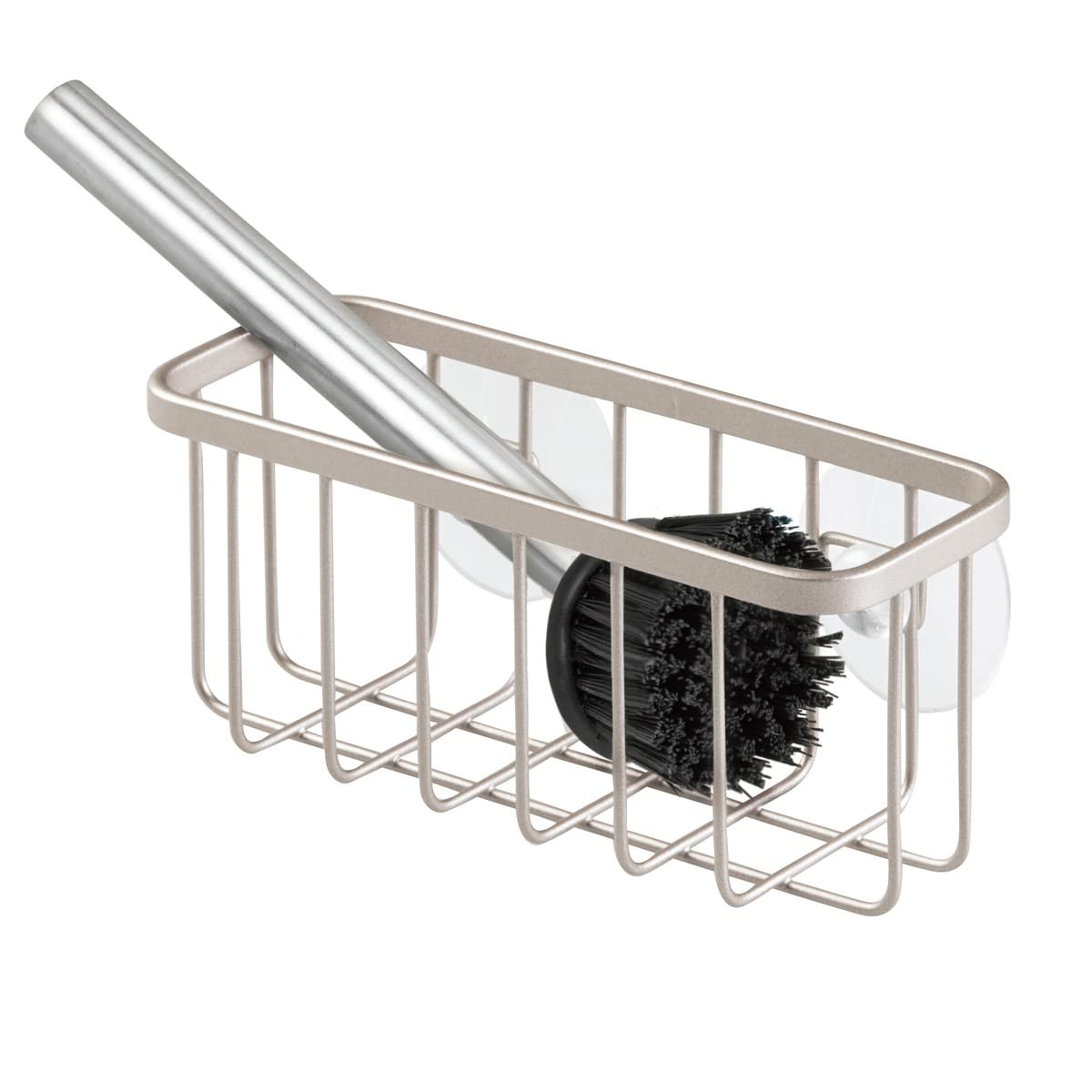 iDesign Rust-Resistant Stainless Steel Sponge Holder for Kitchen Sink with Suction Cups, The Gia ... | Amazon (US)