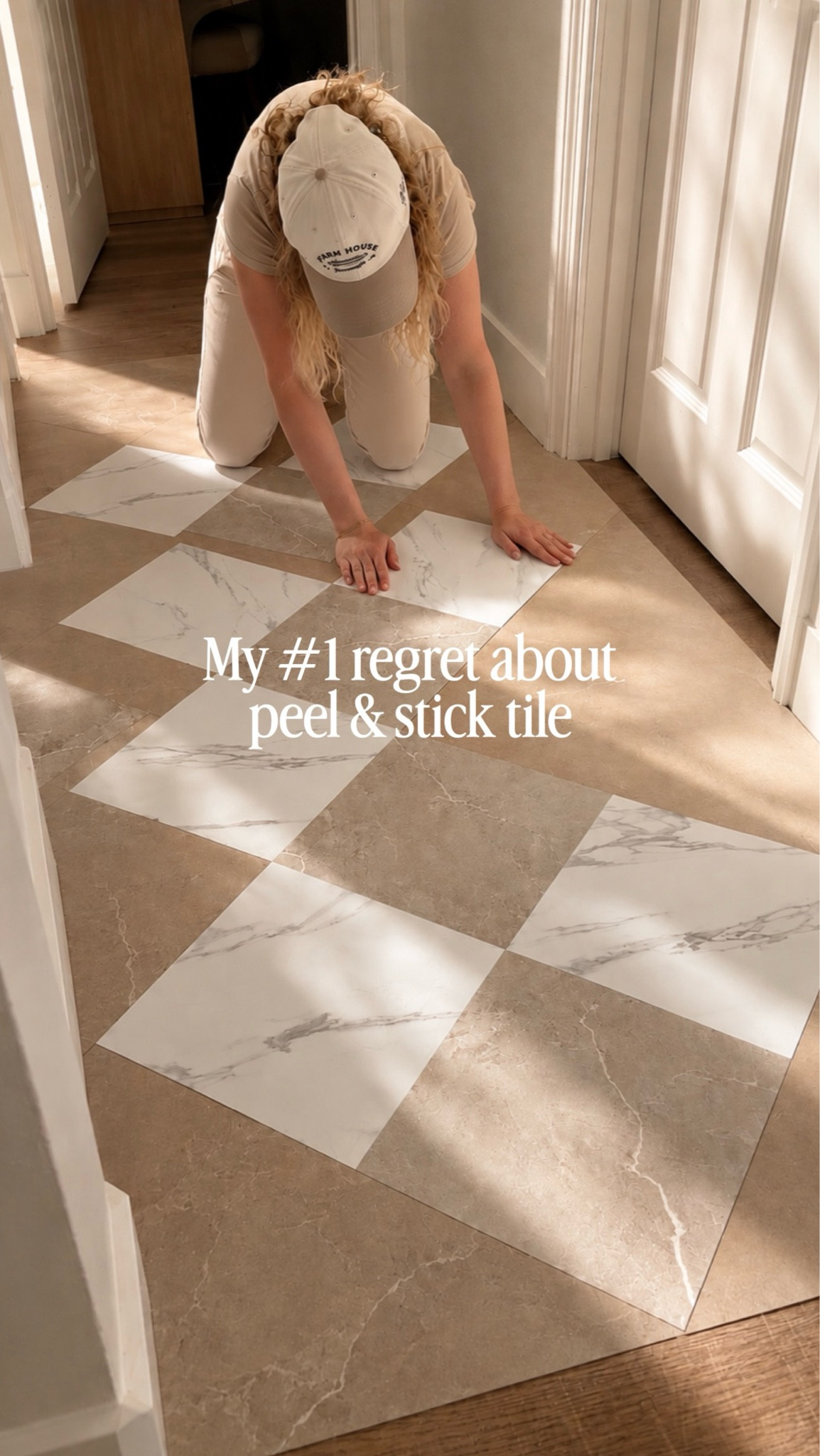 My #1 regret about peel and stick tile? Nothing.

No contractors, no dust everywhere, no ripping out floors at 8pm because I “had a vision.” Just one weekend, a little patience, and a hallway that finally feels like the rest of my home.

Honestly, I thought peel & stick would look temporary… but this ended up giving me that old-home character and warmth I’d been trying to create forever.

It completely changed the feel of this space without the commitment (or price tag) of a full renovation.

Comment TILE and I’ll send you the link!

#HallwayMakeover #PeelAndStickTile #DIYHomeProjects #BudgetFriendlyHome

hallway makeover peel and stick flooring vintage modern home neutral home moody interiors diy renovation affordable home upgrades zellige inspired tile entryway refresh home styling interior inspo casachicollo

#LTKHome
