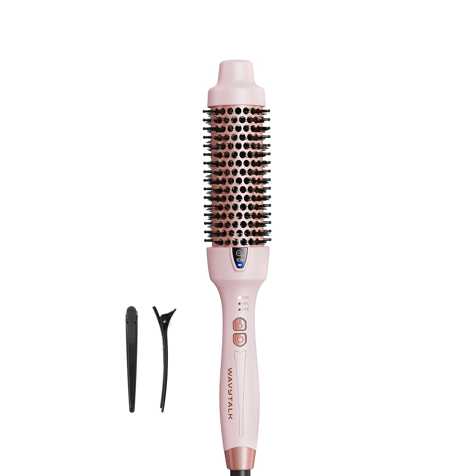Wavytalk Thermobürste, Thermal Brush 38mm Ionische Lockenbürste erhitzt zur Erzeugung natürlic... | Amazon (DE)