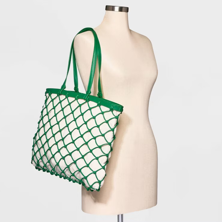 Knotted Net Tote Handbag - A New Day™ | Target