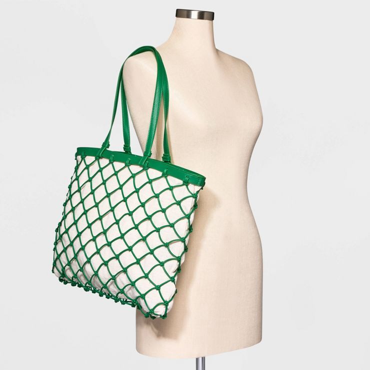 Knotted Net Tote Handbag - A New Day™ | Target