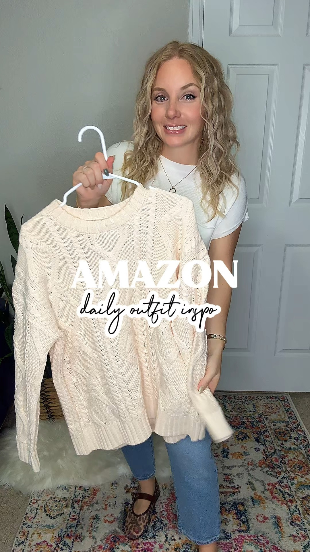 Fall outfit idea — cable knit sweater, light wash jeans, leopard print ballet flats, and khaki trench coat 





Amazon outfits, fall outfit inspo, outfit ideas, casual outfits amazon, amazon outfits every day, outfit ideas 2026, fall outfits, fall outfits Amazon, midsize fall outfit inspo, petite outfits for fall, Amazon fall fashion, casual fall style, trending fall fashion, October outfit ideas, autumn outfits, fall fashion hauls, early prime day deals

#LTKootd #LTKSaleAlert #LTKPetite