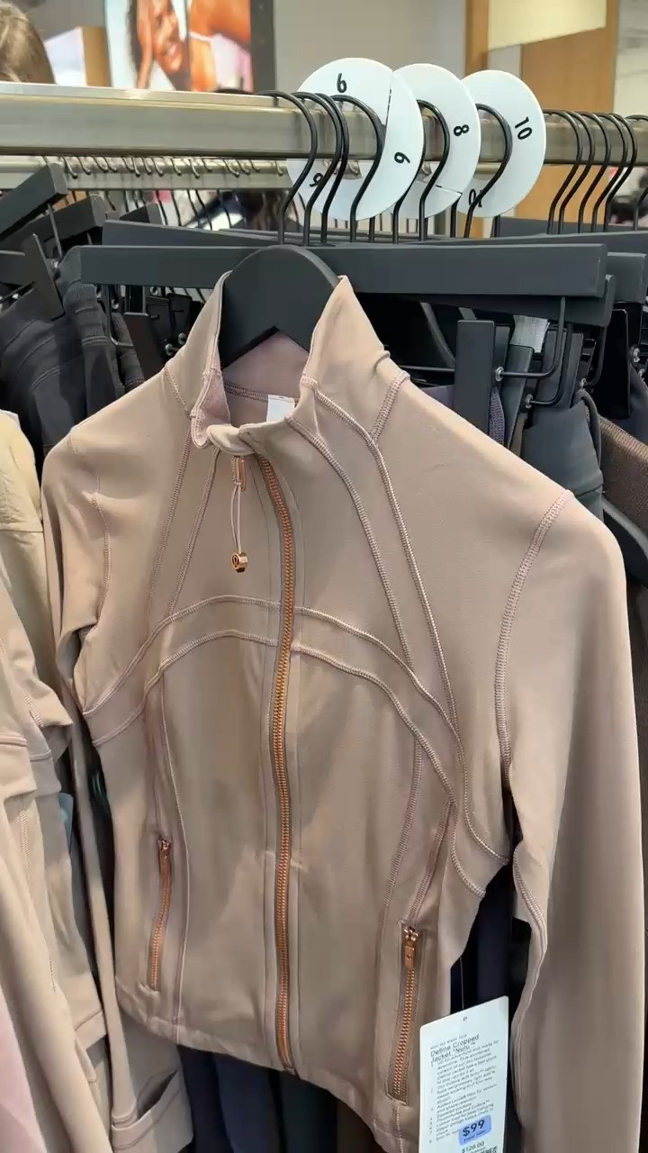 Highly recommend checking out the Lululemon sale section in store!! This jacket was discounted $30 and is such an amazing spring color 😍 

 #LTKSpringSale #LTKActive #LTKSaleAlert