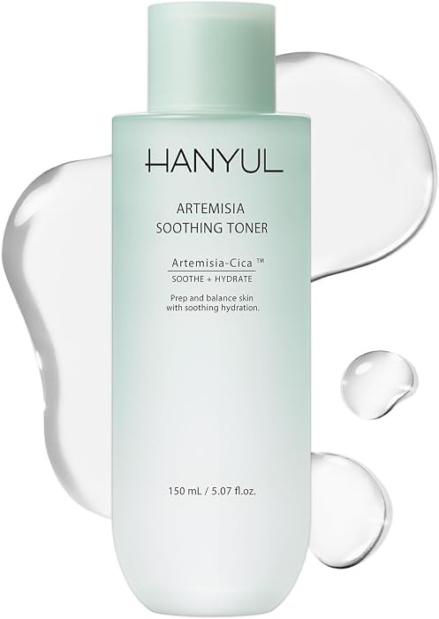 HANYUL Artemisia Soothing Toner with Centella Asiatica, Panthenol & Glycerin | Hydrating & Calmin... | Amazon (US)