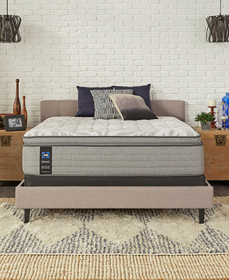 Posturepedic Silver Pine 15" Medium Euro Top Mattress- King | Macy's