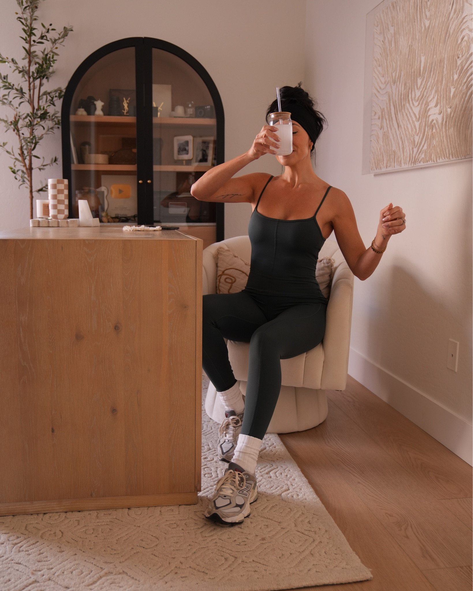 I pour into myself first in the mornings so I can fill into my family 🕊️ with my early morning workouts, how I recover during the day is vital to get me to the next training session. Not only do I love  @onequince for their affordable & CUTE activewear, but they also offer wellness products! These electrolytes are great to nourish my body after a run & weight training! Success in fitness is directly related to how you recover! 
#quincepartner 

#LTKHome #LTKBeauty #LTKActive