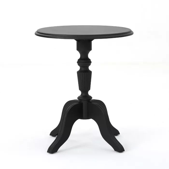 Danish Plastic Nylon Side Table - Classical Black - Christopher Knight Home | Target