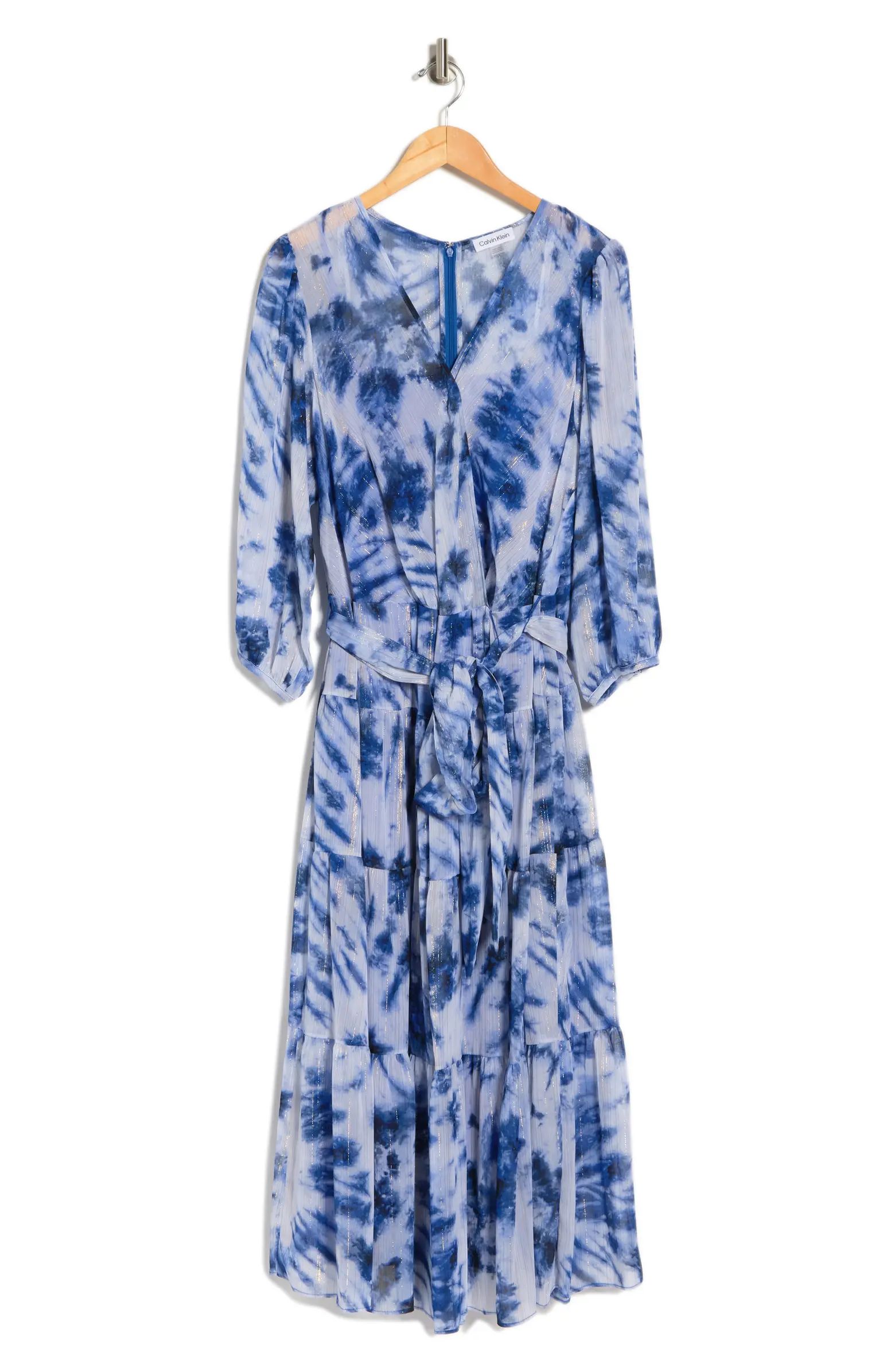 Tie Dye Maxi DressCALVIN KLEIN | Nordstrom Rack