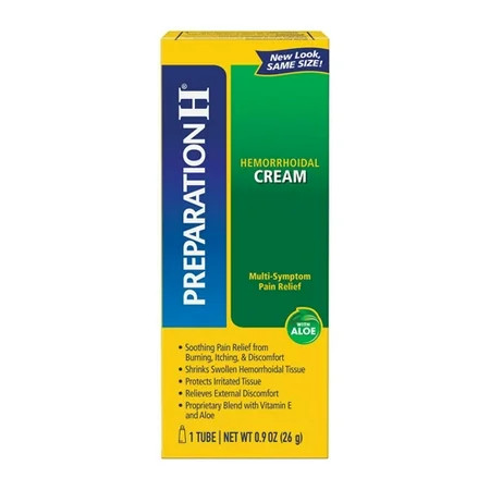 Preparation H Multi Symptoms Relief with Aloe, Hemorrhoidal Cream Tube, 0.9 Oz | Walmart (US)
