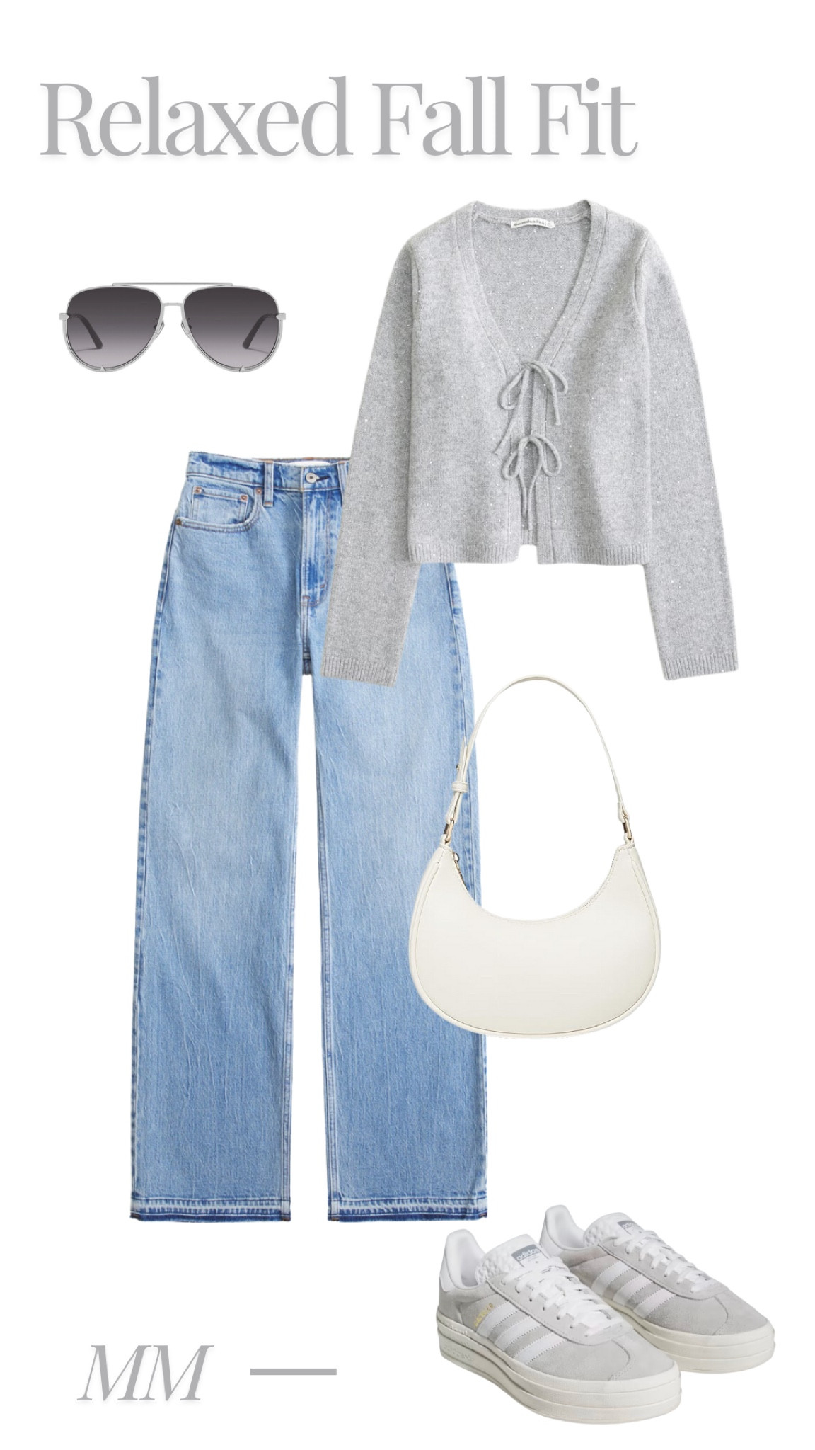 Fall denim fits. 

Style guide. Outfit. Jeans. White purse. Sunnis. Game day 

#LTKHoliday #LTKCyberWeek #LTKGiftGuide