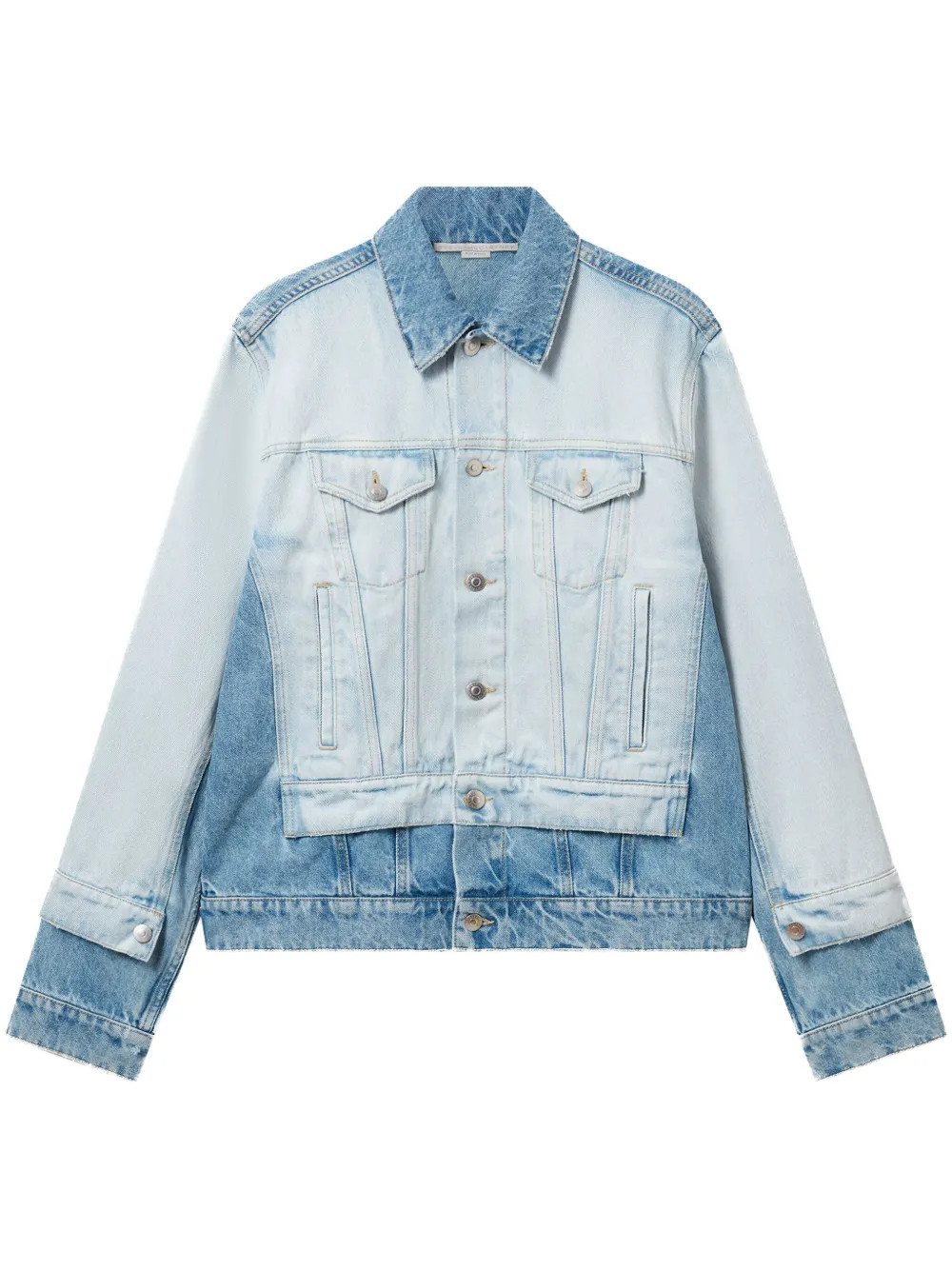 Stella McCartney two-tone Denim Jacket | Blue | FARFETCH | Farfetch Global