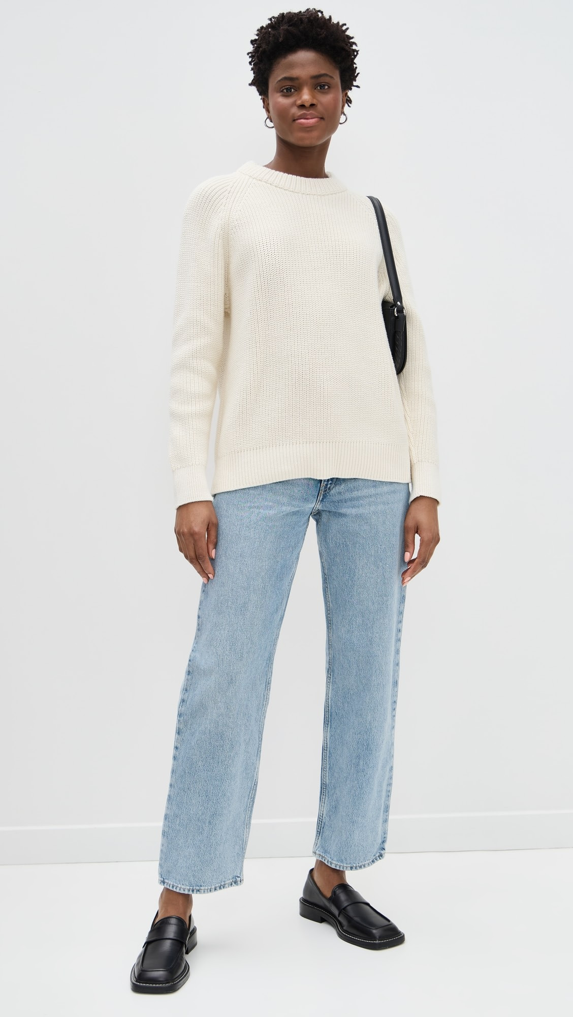 Oversized Cotton Fisherman Sweater | Shopbop