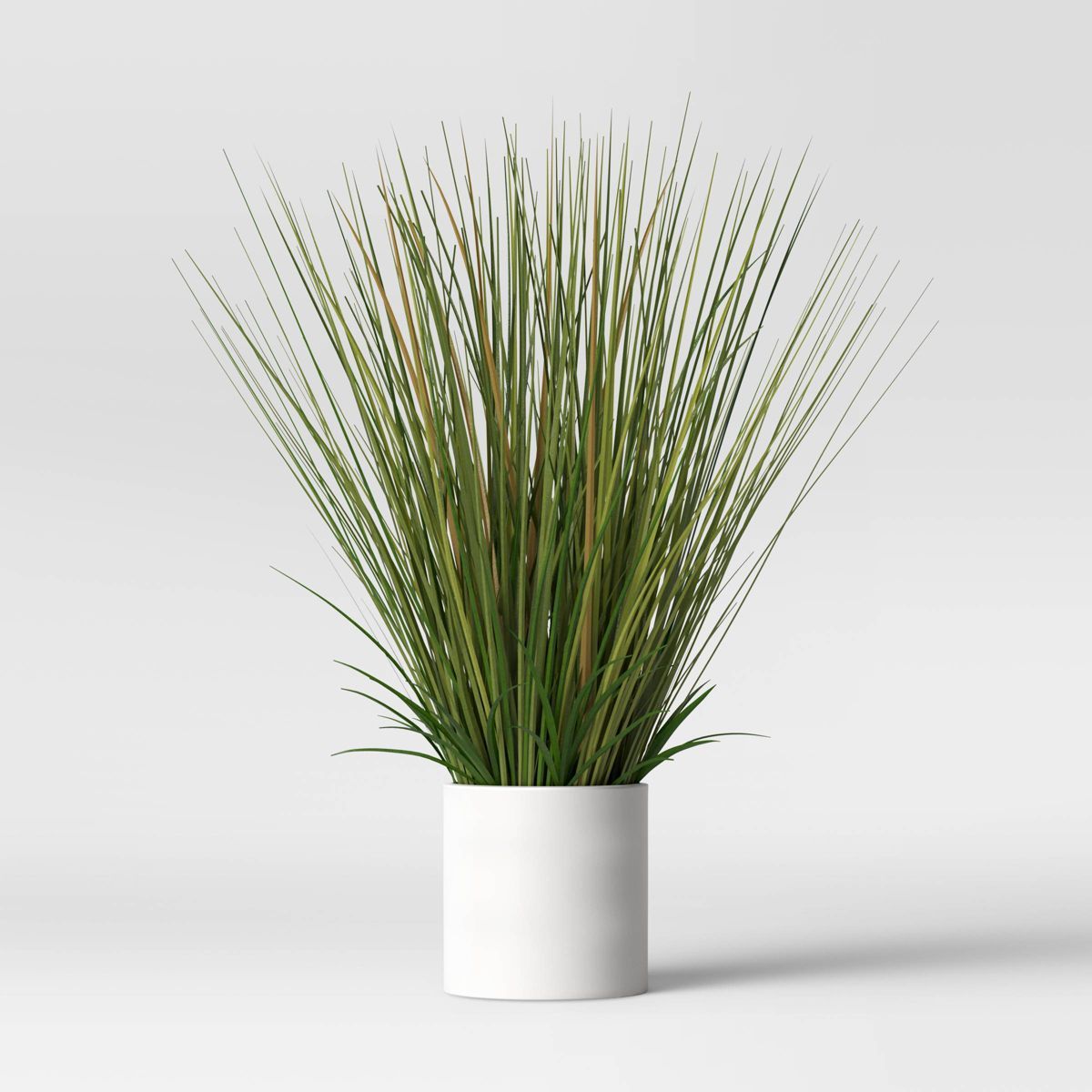 25" x 15" Artificial Onion Grass Arrangement in Ceramic Pot - Threshold™ | Target