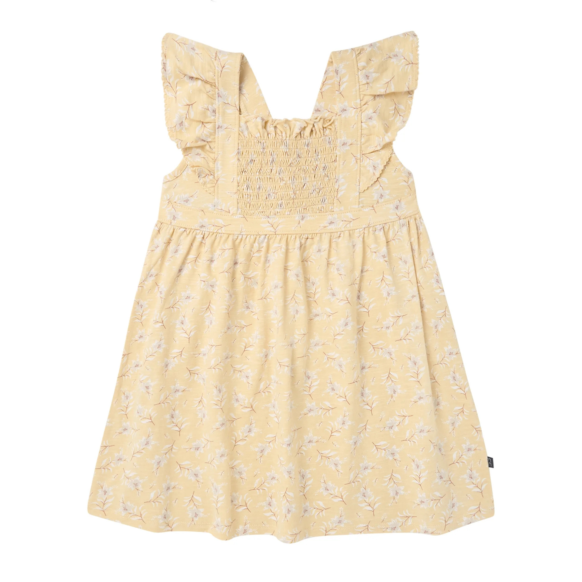 Modern Moments by Gerber Baby and Toddler Girl Smocked Pinafore Dress, Sizes 0/3 Months - 5T | Walmart (US)