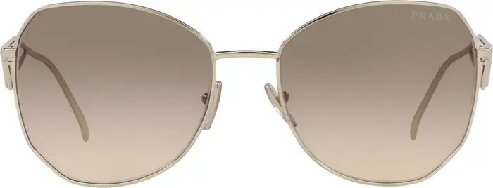 Prada 57mm Gradient Round Sunglasses | Nordstrom | Nordstrom