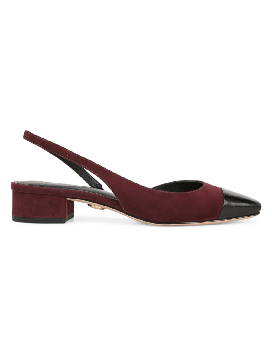 Cecile 50MM Suede Slingback Pumps | Saks Fifth Avenue