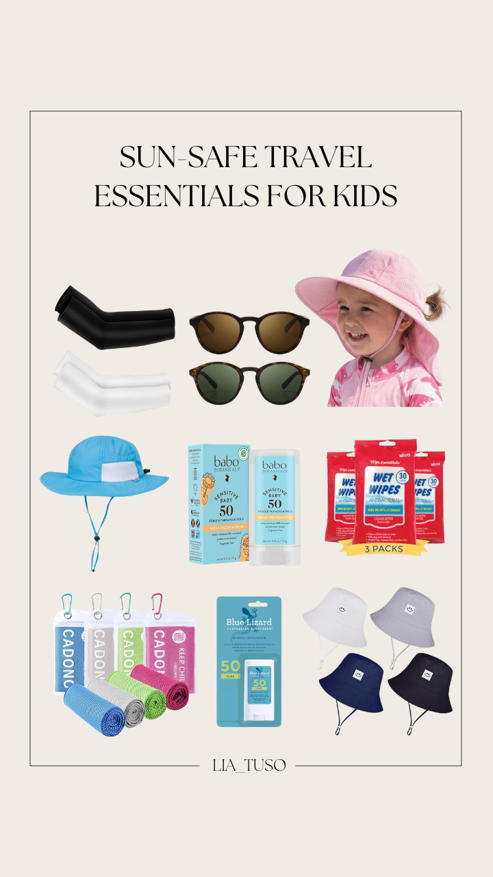 Sun-safe essentials for kids travel! Check out these products to protect them from the sun.

sun-safe travel essentials for kids, kids travel sunscreen, UV protection for kids, Amazon travel gear for kids, family travel essentials.

#SunSafeTravel #KidsTravelEssentials #TravelWithKids #AmazonFinds #FamilyTravel #KidsSunProtection #TravelGearForKids #SunnyTravel #ToddlerTravelGear
 

 #LTKTravel #LTKKids