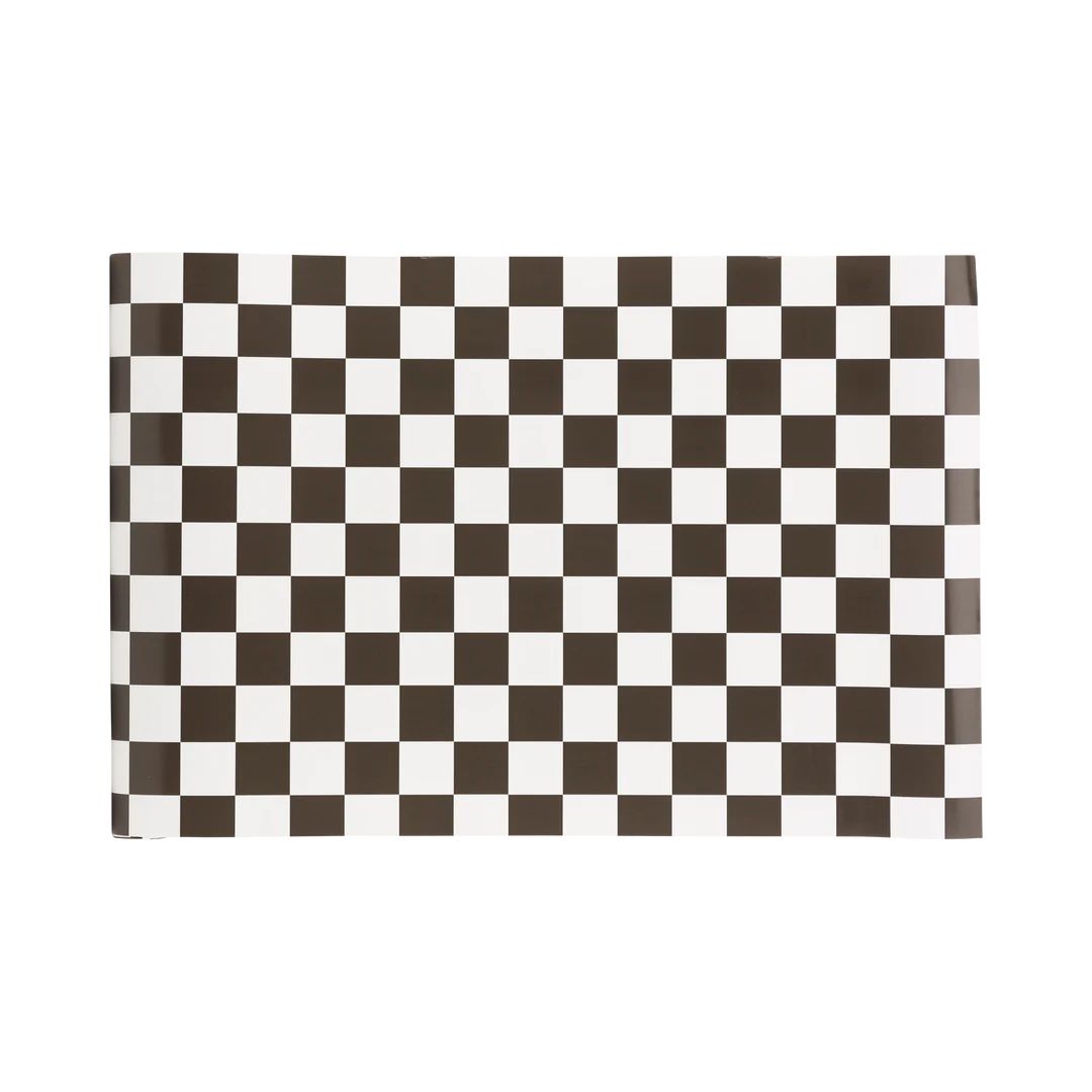 Miles per Hour - Checkered Flag Table Runner | My Mind's Eye