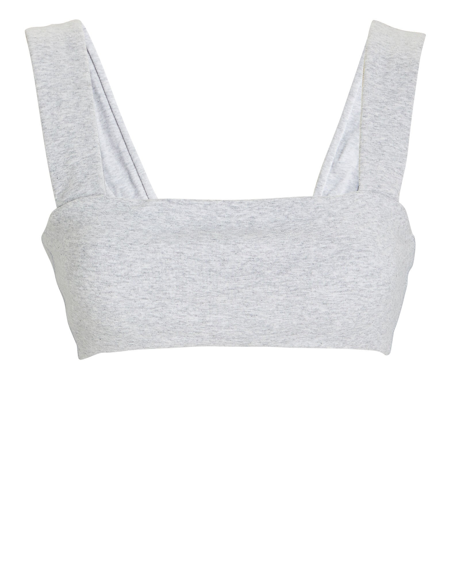 Mélange Cotton-Blend Bandeau Top | INTERMIX